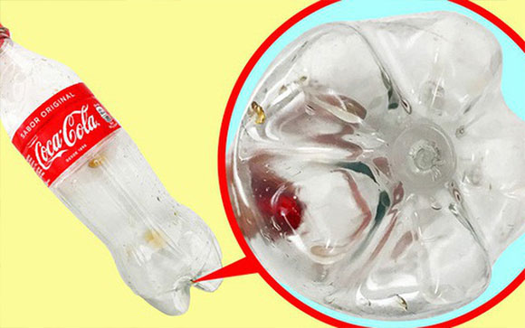 Uống nước ngọt có ga bao năm nay, bạn có thắc mắc vì sao chai nhựa luôn có phần đáy chẳng bao giờ bằng phẳng không?