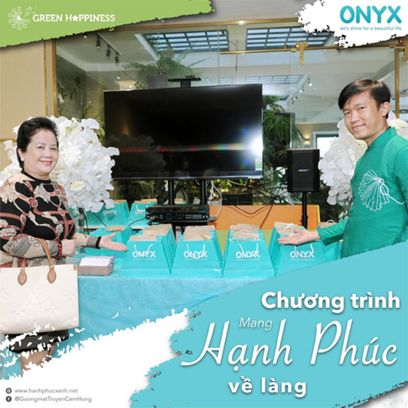 Vì sao Tổng giám đốc của ONYX Cosmetics đồng hành cùng dự án “Hạnh Phúc Xanh”