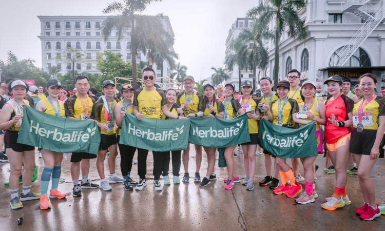 Herbalife Việt Nam là nhà tài trợ dinh dưỡng tại giải chạy VnEpxress Marathon Amazing Hạ Long 2023