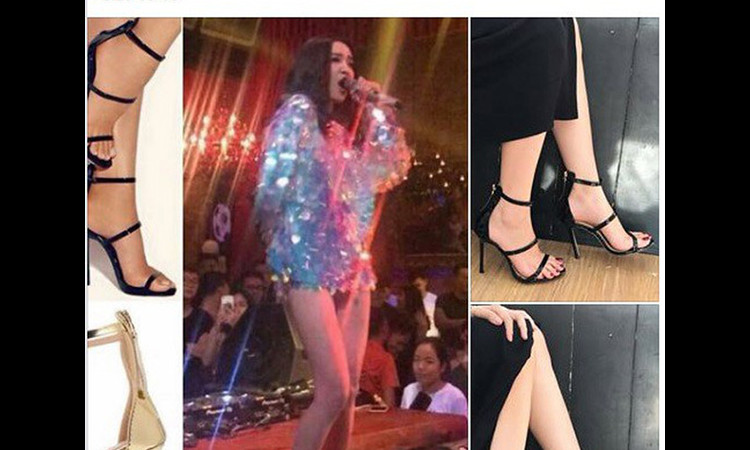 Các shop online thi nhau đăng bán đôi cao gót tôn chân nuột nà của Bích Phương