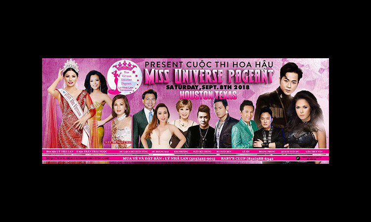 Công bố poster chính thức MISS VIETNAM-USA UNIVERSE PAGEANT