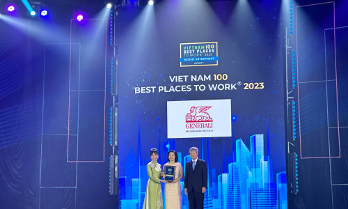 Generali Việt Nam vinh dự nhận 4 giải thưởng trong Top “Nơi làm việc tốt nhất Việt Nam 2023”