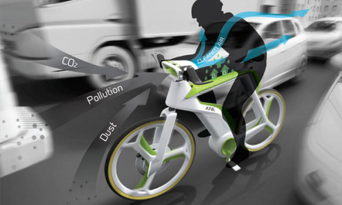 Xe đạp lọc không khí - Dự án bảo về môi trường tích cực