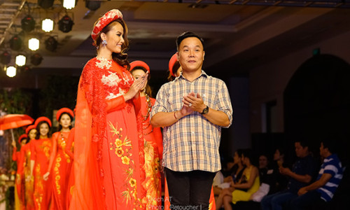 NTK Việt Hùng mang “Tình thu” vào Áo dài cưới