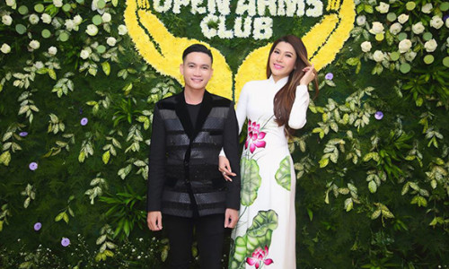 Hoa hậu Lâm Hải Vi hội ngộ dàn sao Việt đấu giá gây quỹ từ thiện