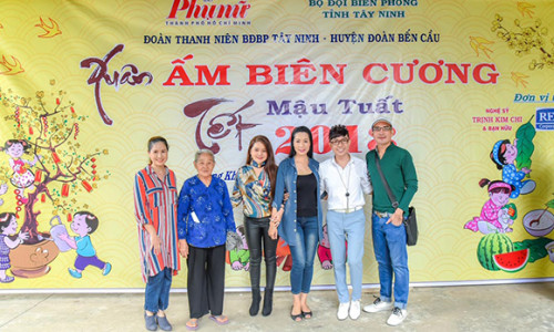  Trịnh Kim Chi trao quà Tết cho 150 hộ gia đình khó khăn ở Tây Ninh
