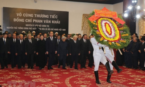 Hình ảnh Quốc tang nguyên Thủ tướng Chính phủ Phan Văn Khải
