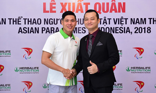 Herbalife và Hiệp hội Paralympic Việt Nam tài trợ cho 54 vận động viên Việt Nam tham dự Asian Para Games 2018 Tại Indonesia