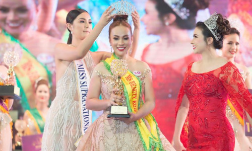 Vicky Nguyễn bất ngờ đăng quang Hoa hậu Nhân Ái Quốc tế 2019 tại Philipines