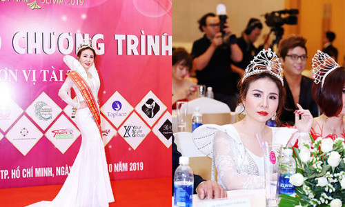 Á Hậu Phan Phương xinh đẹp rạng rỡ trong buổi họp báo Hoa Hậu Thương hiệu Việt Nam Olivia