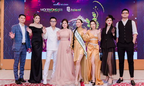 Dàn Giám khảo đình đám hội ngộ tại họp báo Miss Teen International Việt Nam 2021