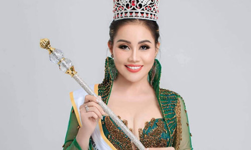 Hoa hậu Lê Thị Ngọc Châu về H Giồng Trôm- Bến Tre làm từ thiện