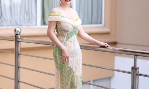 Hoa hậu Lý Kim Ngân diện trang phục đa phong cách của NTK Tommy Nguyễn dự sự kiện